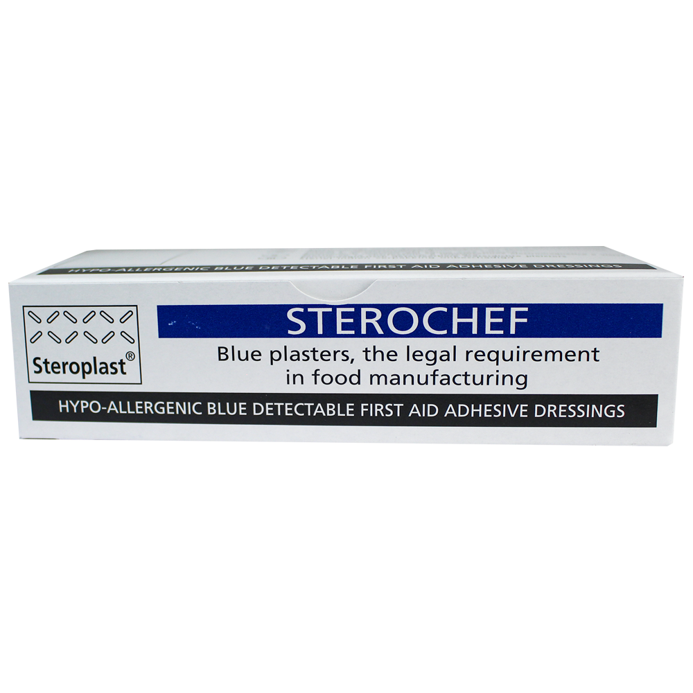 AEROPLAST Premium Detectable Finger Extension Plasters 16 x 2cm Box/50 - (Pack of 12)