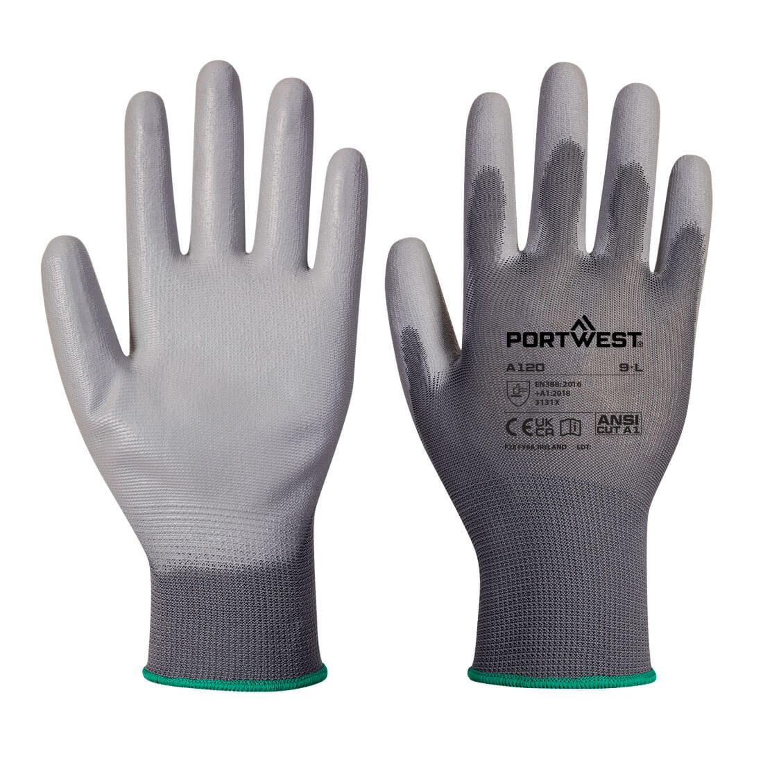 PORTWEST PU Palm Glove Black - A120