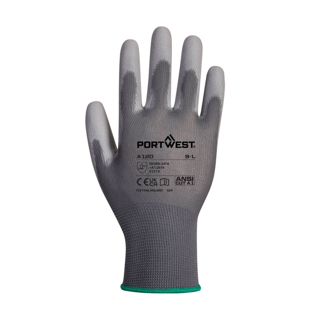 PORTWEST PU Palm Glove Black - A120