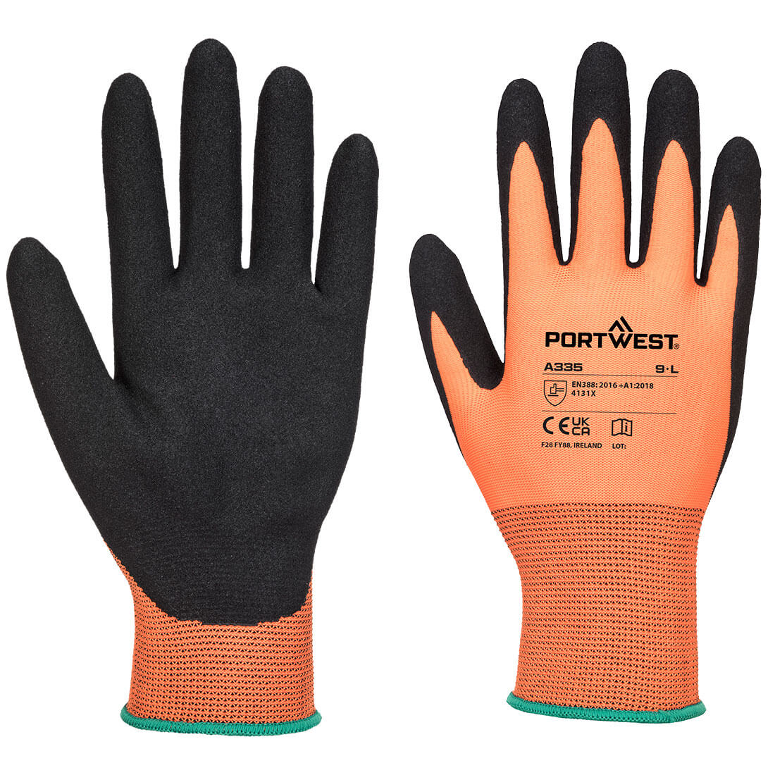 PORTWEST Dermi-Grip NPR15 Nitrile Sandy Glove - A335