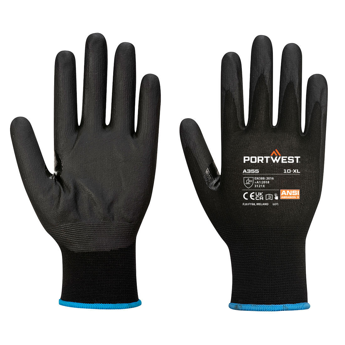 PORTWEST Grip 15 Nitrile Foam Touchscreen Glove (PK12) - A355