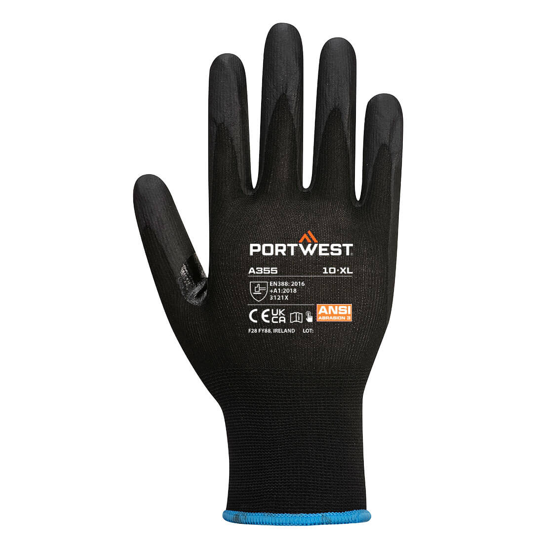 PORTWEST Grip 15 Nitrile Foam Touchscreen Glove (PK12) - A355