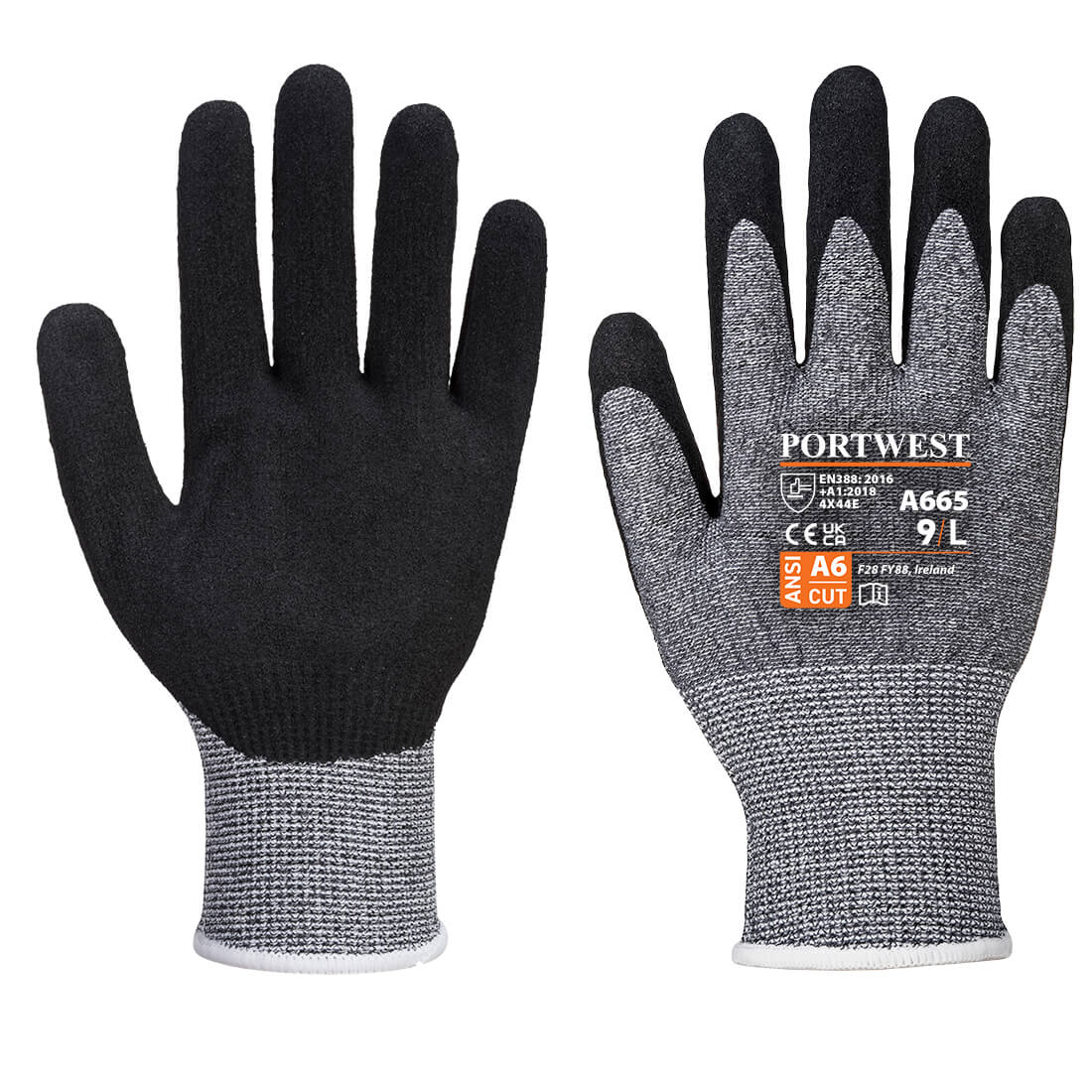 PORTWEST VHR Advanced Cut Glove Grey - A665