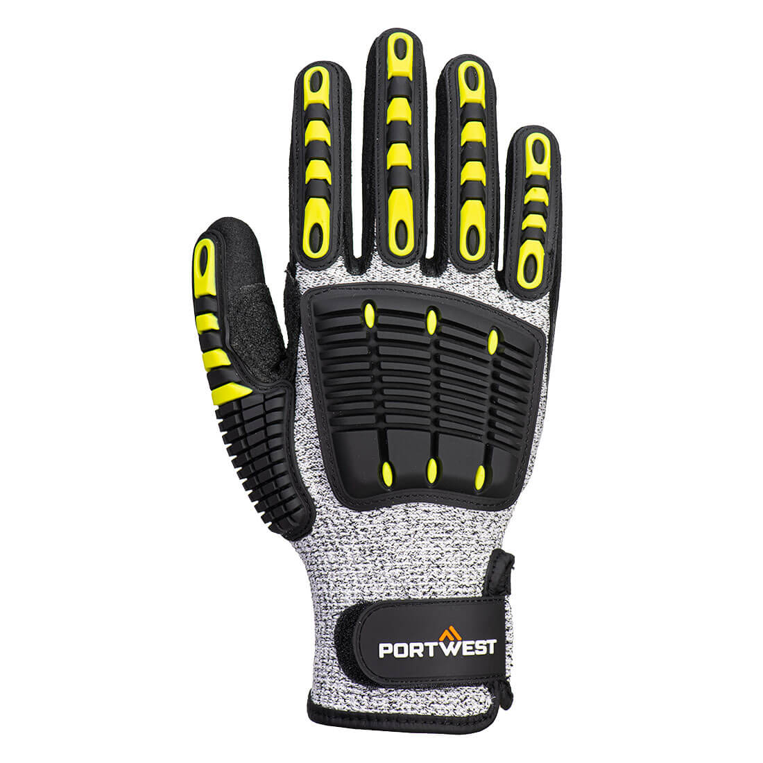 PORTWEST Anti Impact Cut Resistant Glove Grey/Black - A722