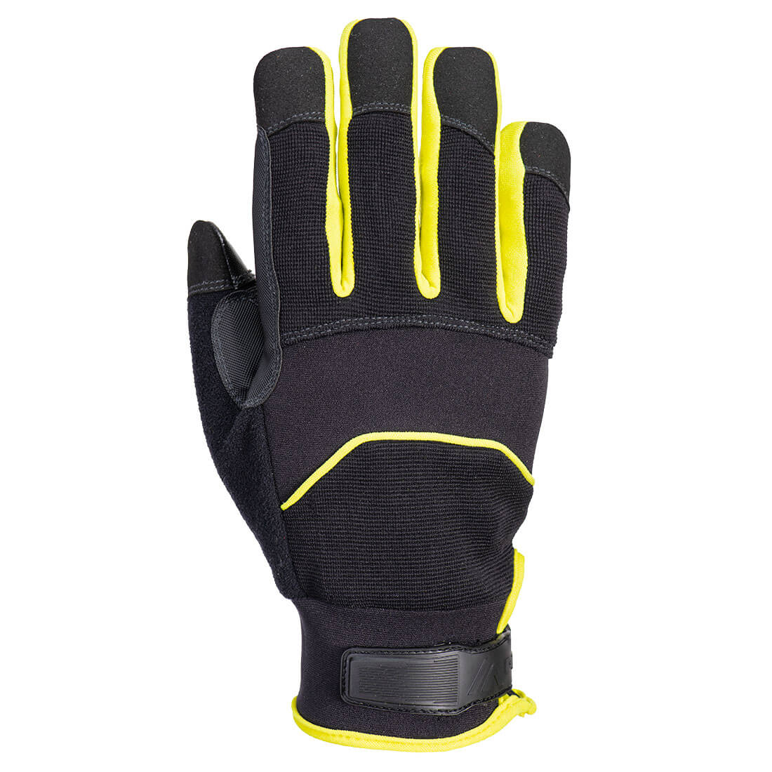 PORTWEST Needle Resistant Glove Black/Yellow - A792