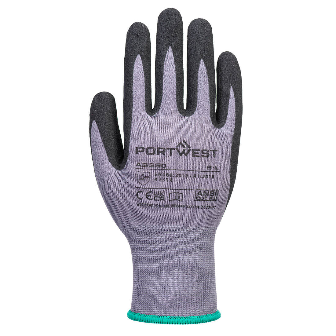 PORTWEST DermiFlex Essential Multipack (Pk12) Grey/Black - AB350