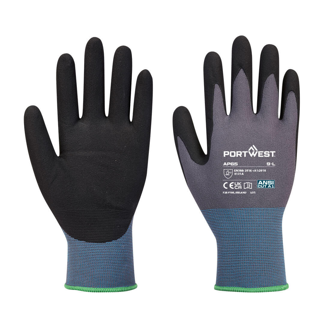 PORTWEST NPR Pro Nitrile Foam Black/Grey
