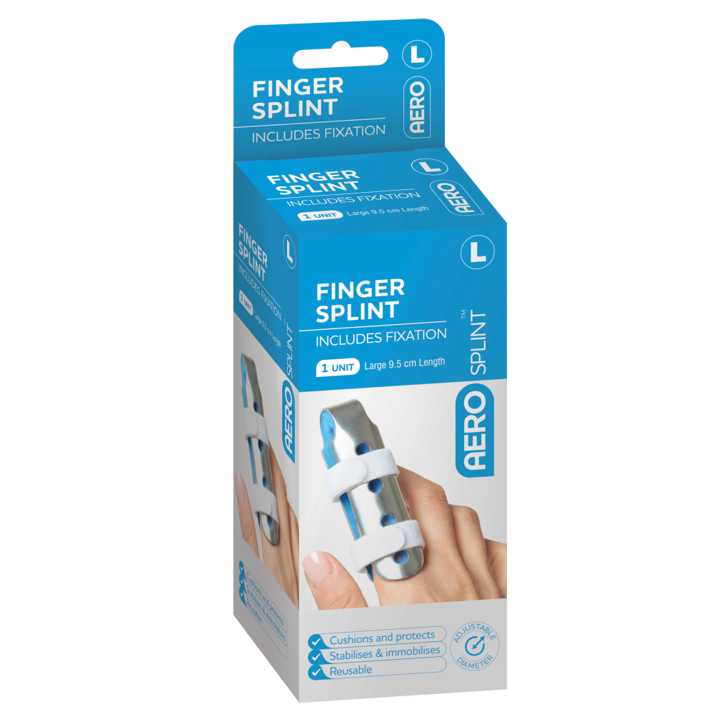 AEROSPLINT Finger Splint (Large) 9.5 x 3.5 x 3.5cm