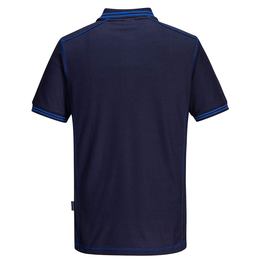 PORTWEST Two Tone Polo Shirt S/S Navy/Royal - B218