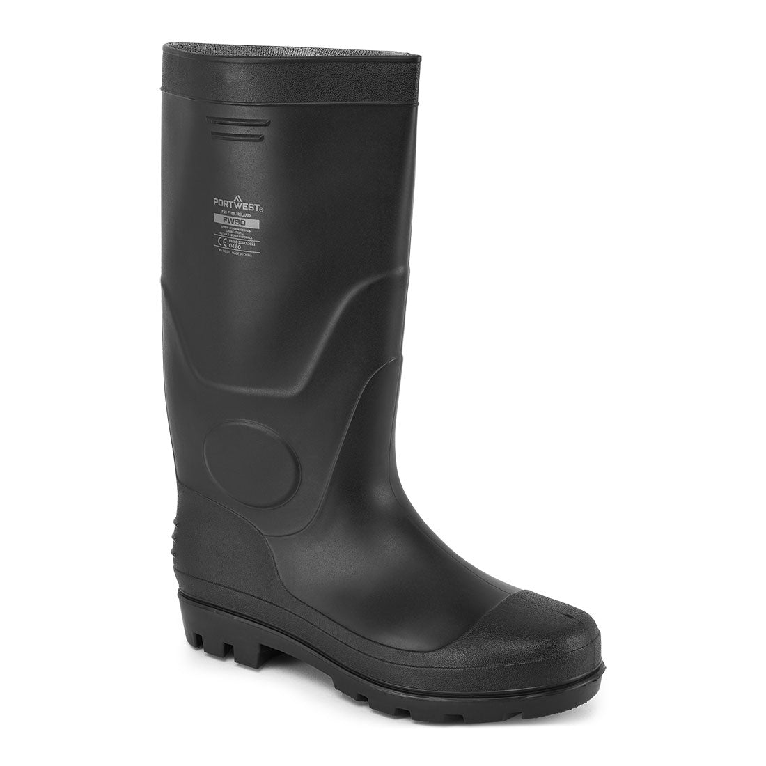 PORTWEST Non-Safety Gumboot O4 FO Black - FW90