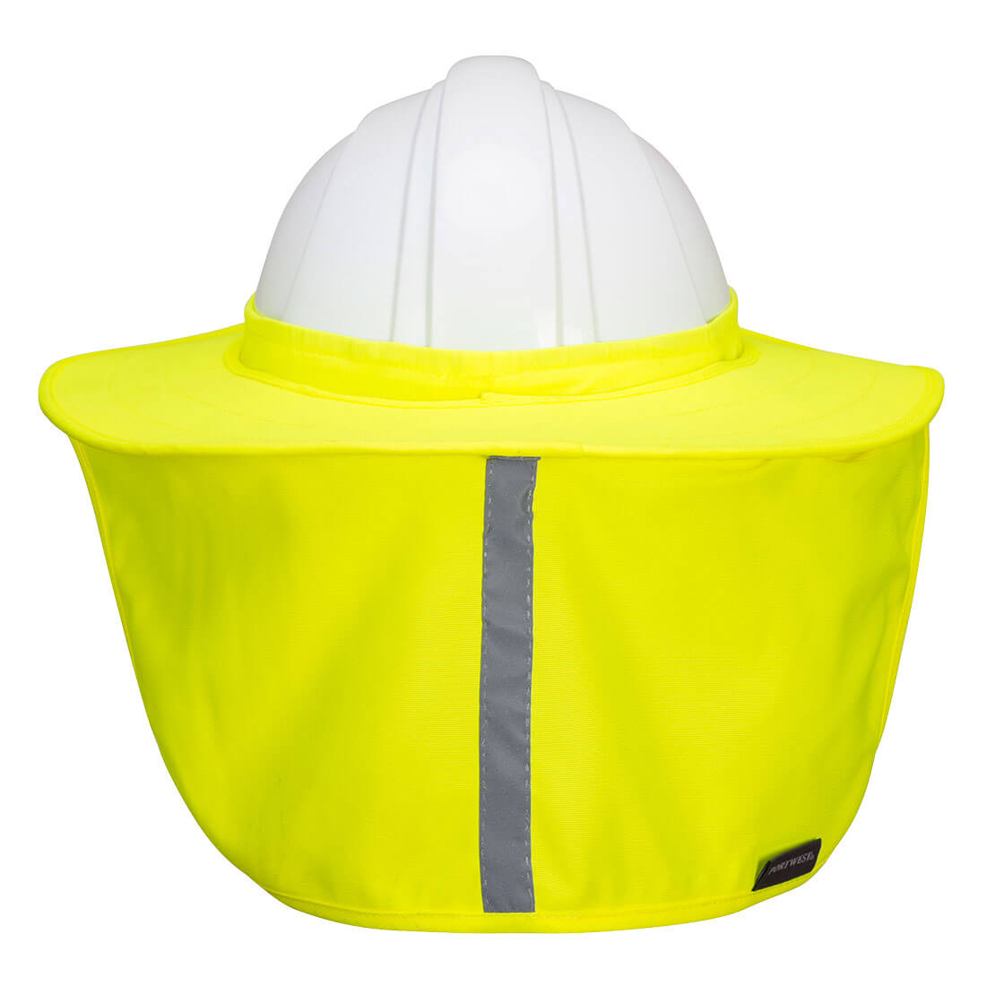PORTWEST Hi-Vis Hard Hat Brim with Neck Shade - HA21