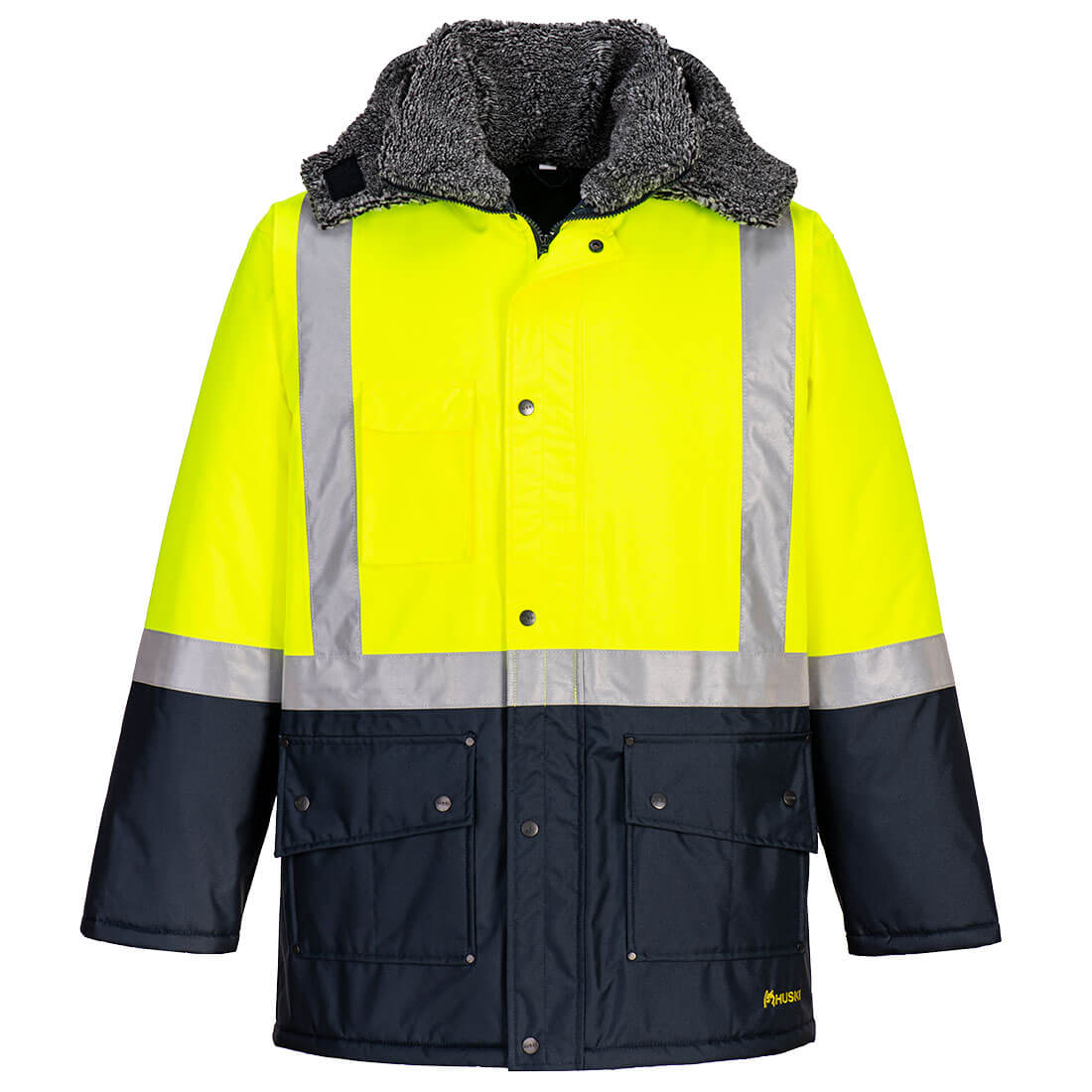Huski Hi-Vis Contrast Freezer Jacket - K8044