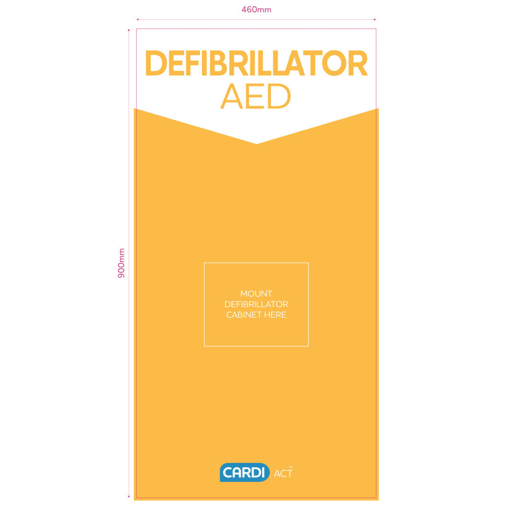 CARDI ACT Defibrillator (Poly Sign)