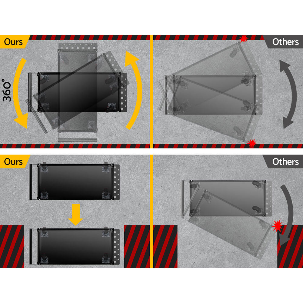 Giantz 3-Tier Tool Cart Trolley – Black