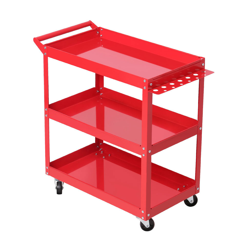 Giantz 3-Tier Tool Cart Trolley – Red