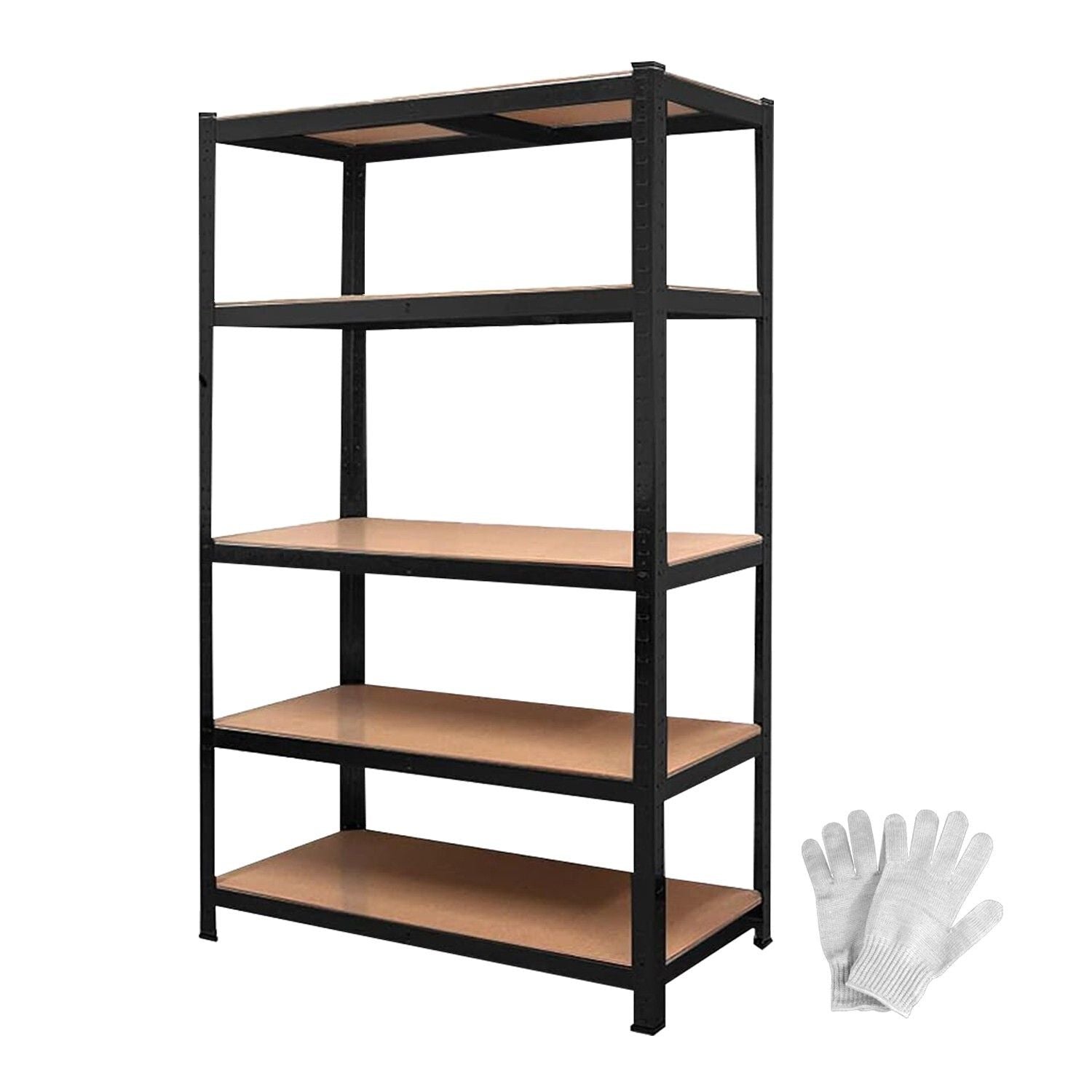 Heavy Duty Warehouse Shelving 75x30x152cm Steel Storage Rack