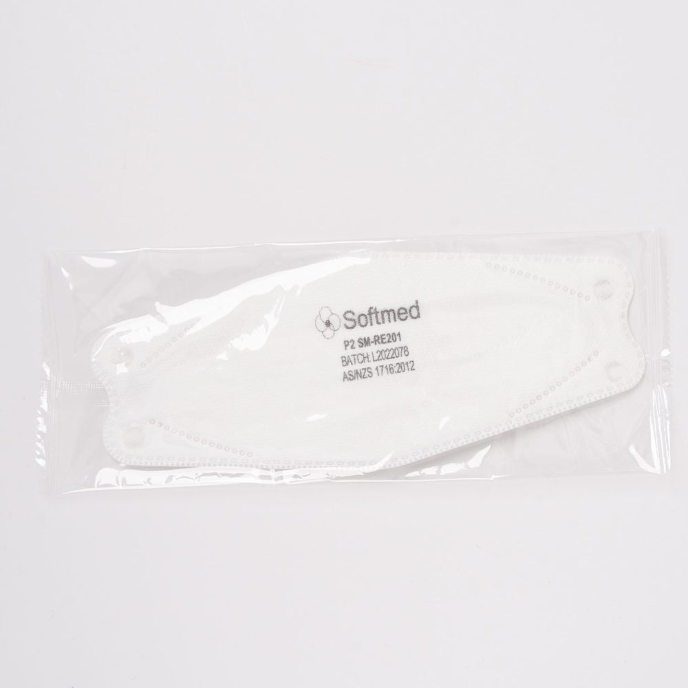 Softmed P2 N95 Surgical Respirator Masks White - 20 PACK