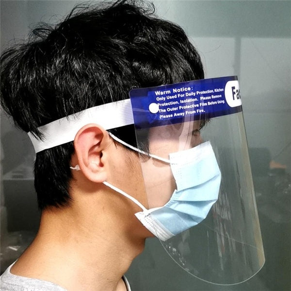 12x Safety Full Face Shield Clear Visor - 32 x 22cm