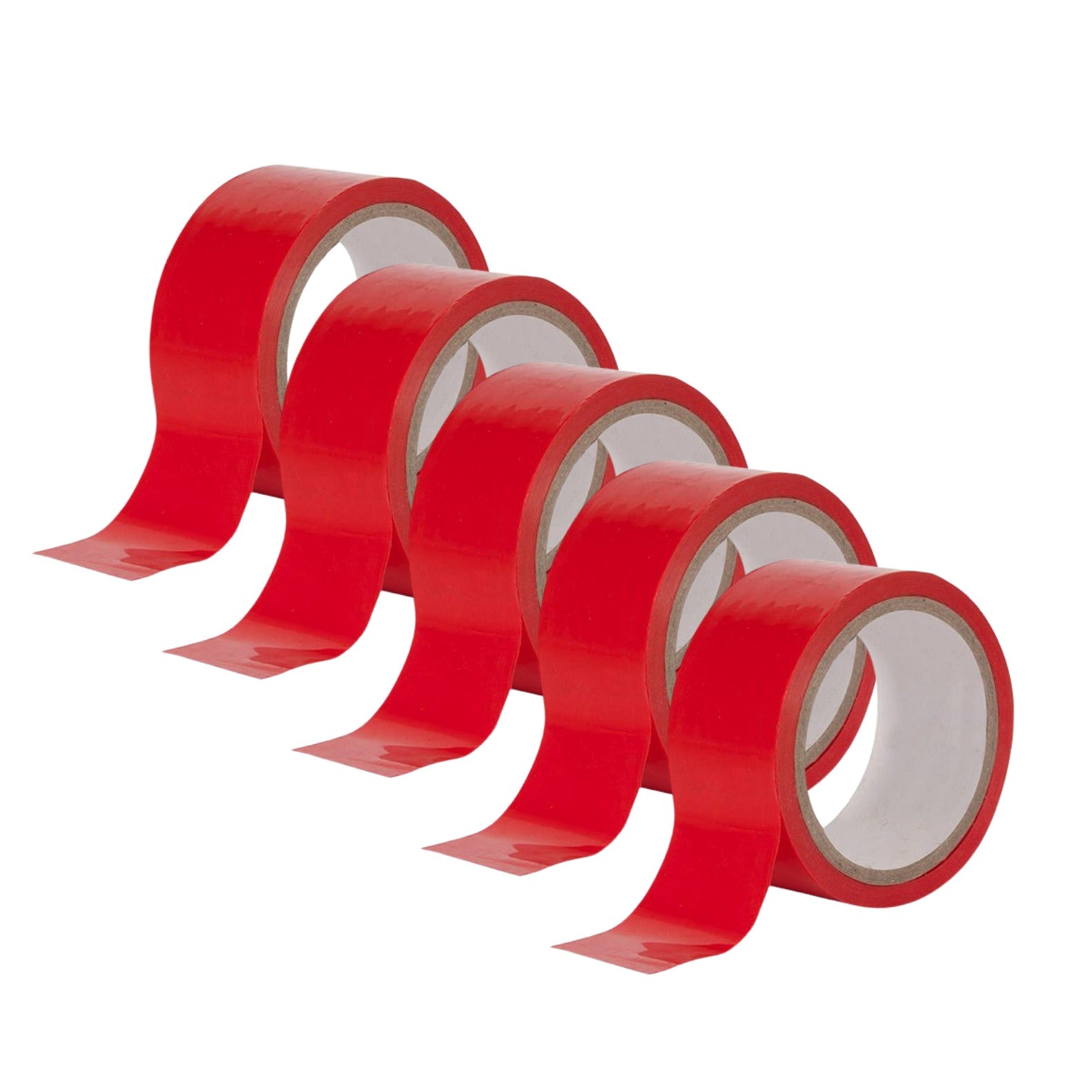 Floor Marking Tape - Red (Pack of 5)