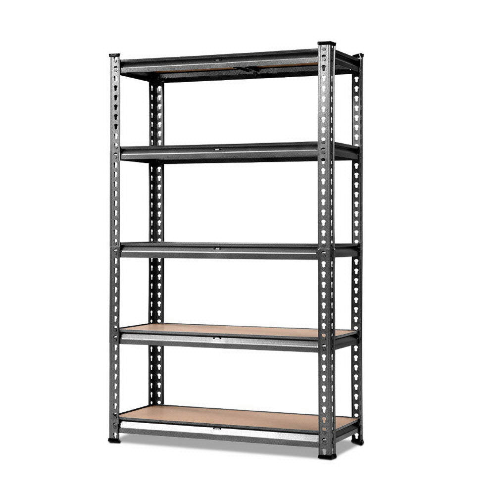Giantz 1.5m metal shelving, heavy duty shelving, industrial shelving - front image