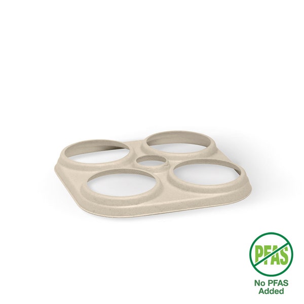 BioPak 4-Pack Plant Fibre Beer Ring Holder - (Pack of 1000)