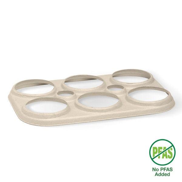 BioPak 6-Pack Plant Fibre Beer Ring Holder - (Pack of 500)