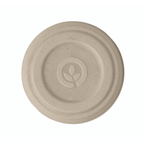 BioPak 60ml Natural Plant Fibre Sauce BioCup Lid - (Pack of 1000)