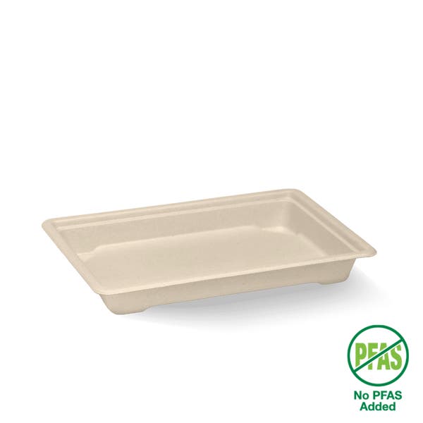 BioPak Medium Plant Fibre Sushi Tray - (Pack of 600)