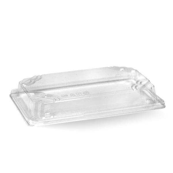 BioPak Large PLA Sushi Tray Lid - (Pack of 600)