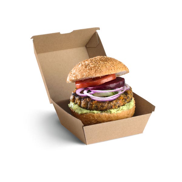 BioPak Burger BioBoard Box - (Pack of 250)