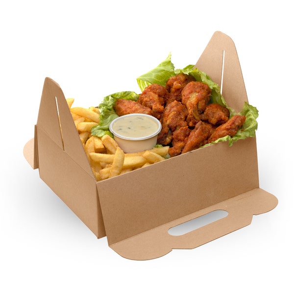 BioPak Carry Tray Box - (Pack of 100)