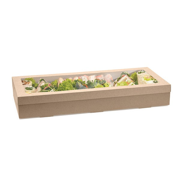 BioPak Large BioBoard Catering Tray Base - (Pack of 50)