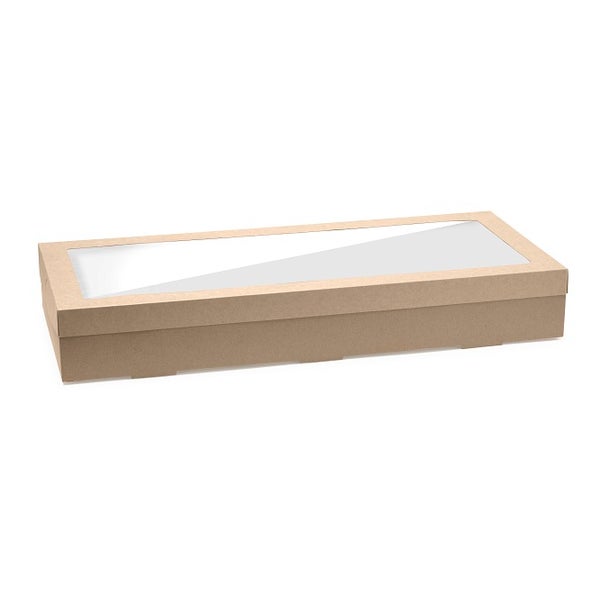 BioPak Large BioBoard Catering Tray Base - (Pack of 50)