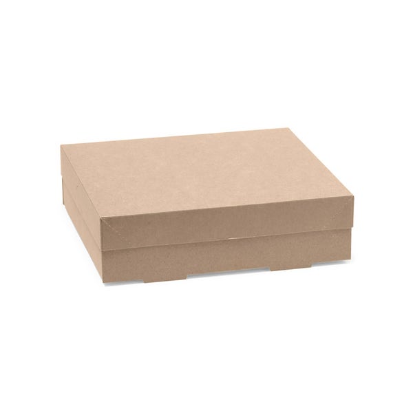 BioPak Small BioBoard Catering Tray Base - (Pack of 100)