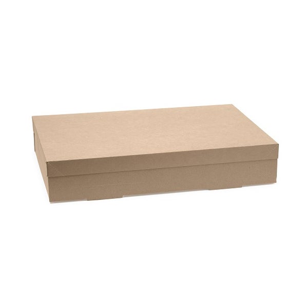 BioPak Extra Large BioBoard Catering Tray Base - (Pack of 50)