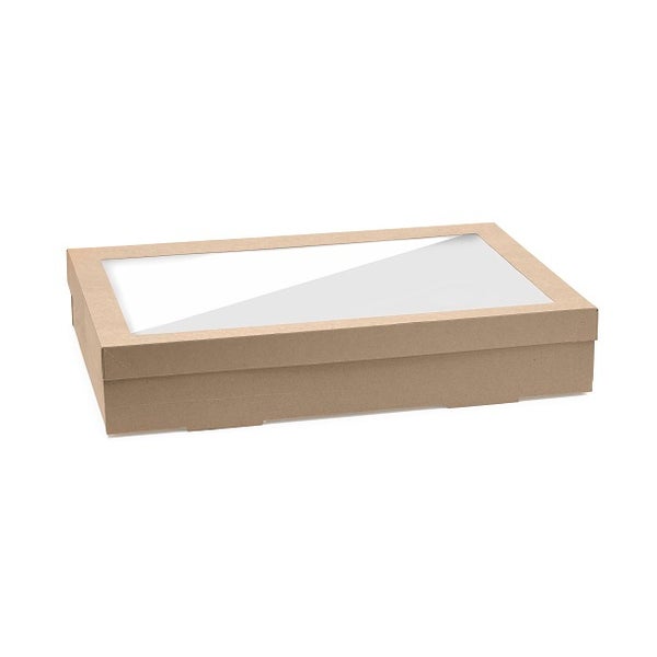 BioPak Extra Large BioBoard Catering Tray Base - (Pack of 50)