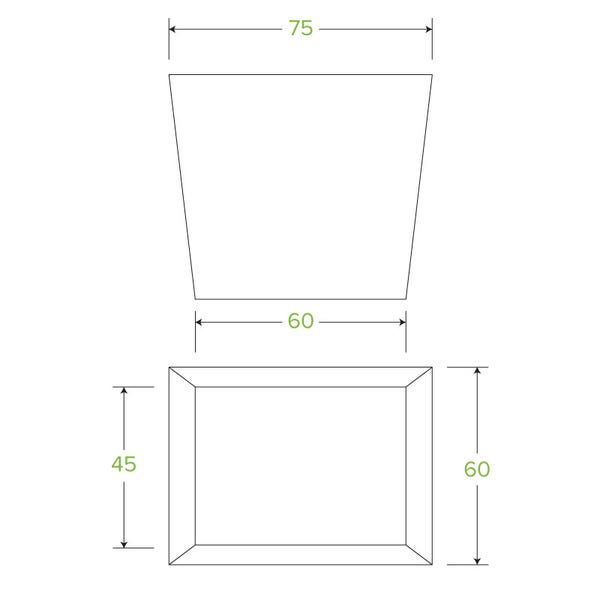 BioPak 240ml / 8oz BioBoard Noodle Box - (Pack of 1000)