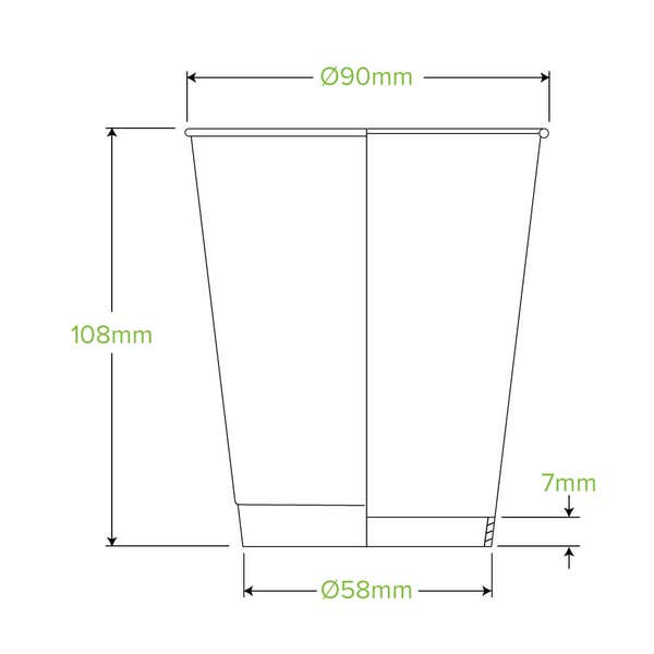 BioPak
255ml / 8oz (80mm) Indigenous Art Series Double Wall BioCup - (Pack of 1000)