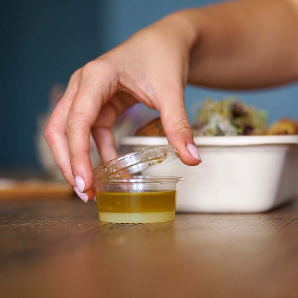 BioPak 90ml Clear Sauce BioCup - (Pack of 2000)