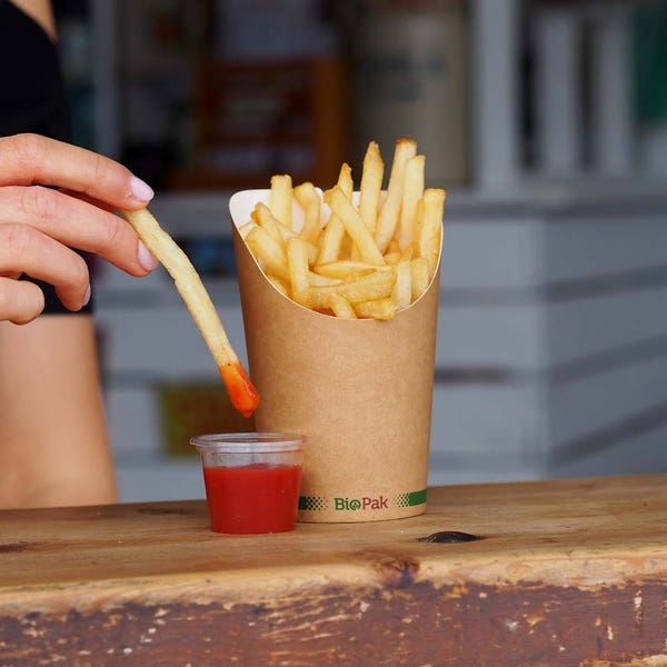 BioPak 30ml Clear Sauce BioCup - (Pack of 3000)