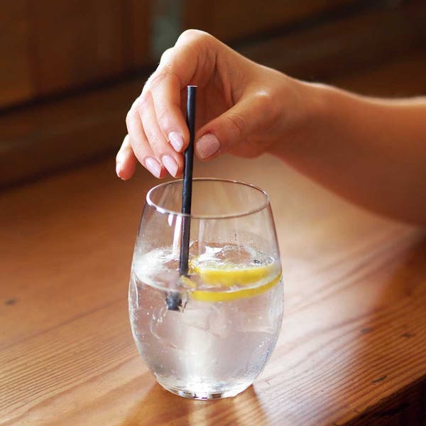 BioPak 4.5mm Cocktail Black BioStraw - (Pack of 2500)