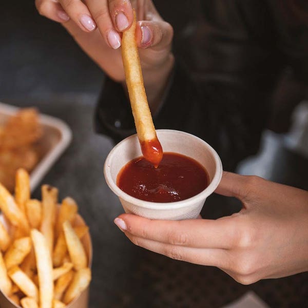 BioPak 120ml Natural Plant Fibre Sauce BioCup - (Pack of 1000)