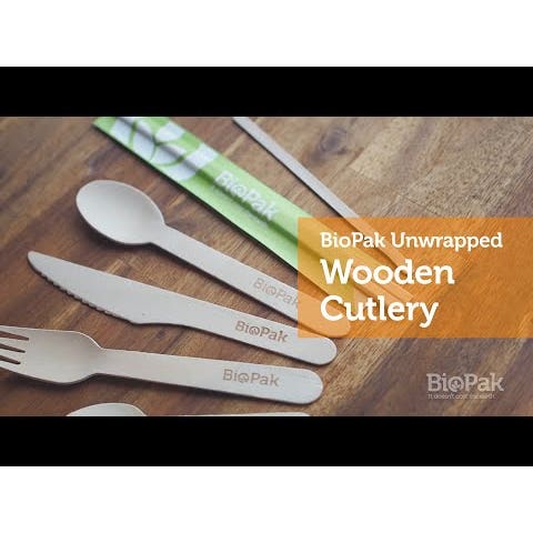 BioPak 14cm Wood Stirrer - (Pack of 10000)