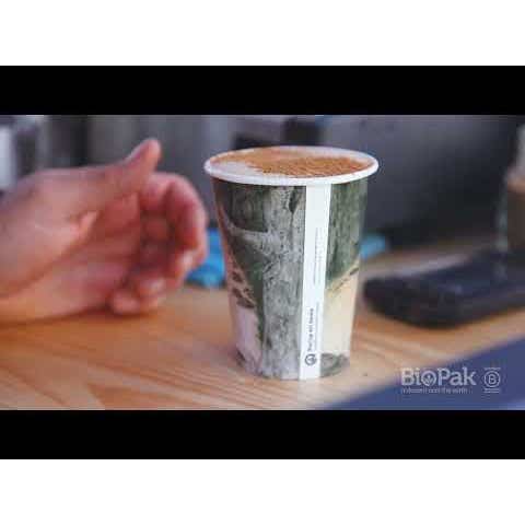BioPak 460ml / 16oz (90mm) Art Series Double Wall BioCup - (Pack of 600)