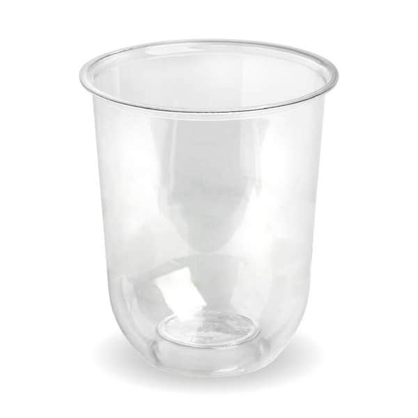 BioPak 500ml Clear Unbranded Tumbler Biocup - (Pack of 1000)
