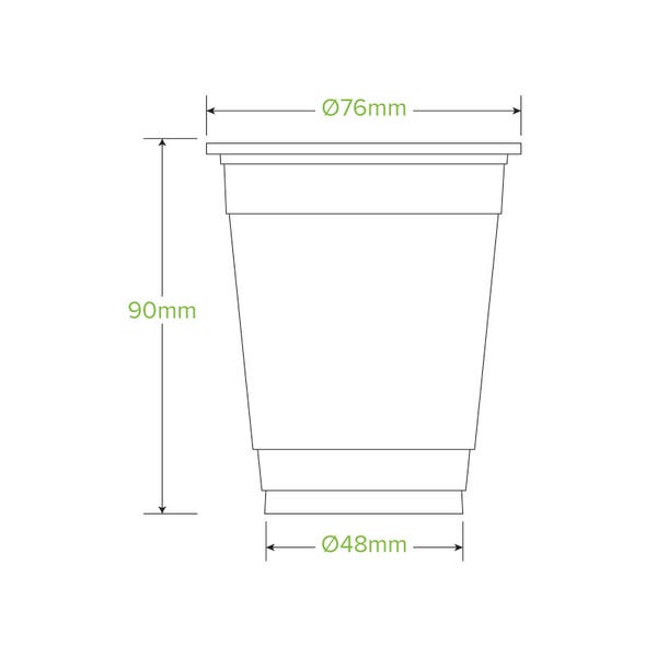 BioPak 250ml Clear BioCup - (Pack of 2000)