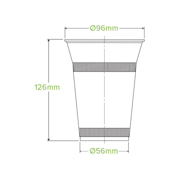 BioPak 500ml Clear BioCup - (Pack of 1000)