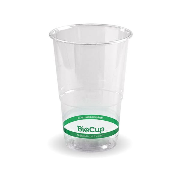 BioPak 25 Pack - 280ml Clear BioCups - (Carton of 300)