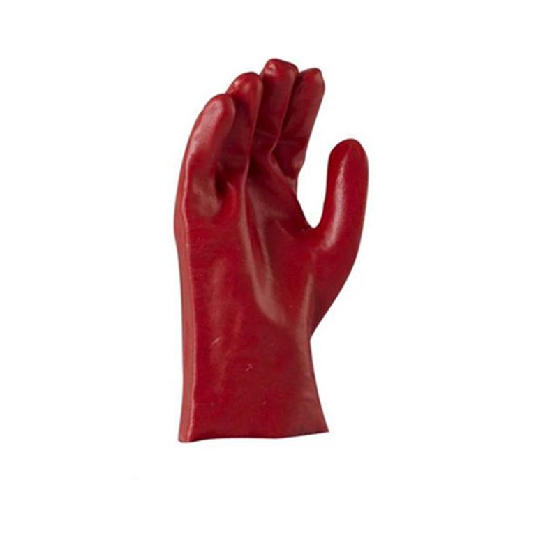 ARMOURWEAR PV1 270MM Fully Coated Open Wrist Glove PVC - Red