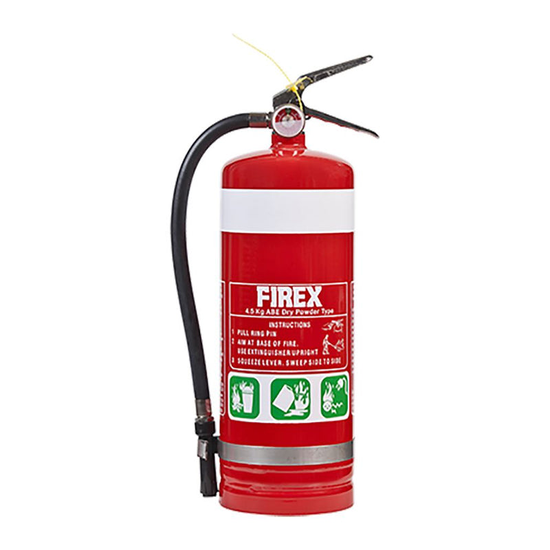 FIREX FXM45 4.5KG ABE Dry Powder Fire Extinguisher + Bracket 4A:60B:E